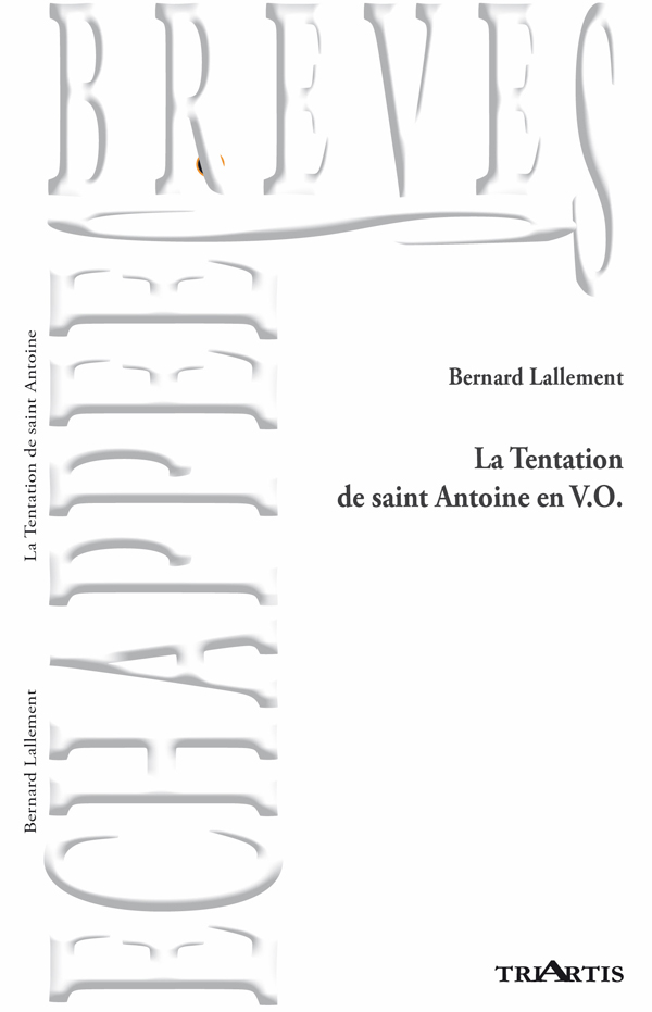 couverture du livre : La Tentation de saint Antoine en V. O. 
