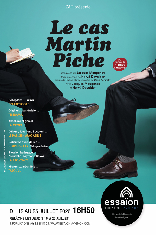 Spectacle Le cas Martin Piche