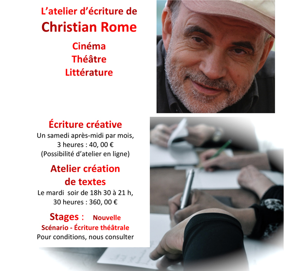 atelier d'écriture de Christian Rome